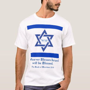 Camiseta "¡Quien bendiga a Israel será bendecido!" Ally