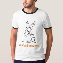 Camiseta ¿Quién comió todas las zanahorias?