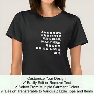 Camiseta Quién comparte mi nombre Famoso Celebrity Históric