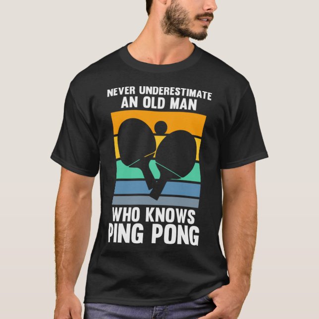 Camiseta quién conoce ping pong ping pong ping pong Pullove (Anverso)