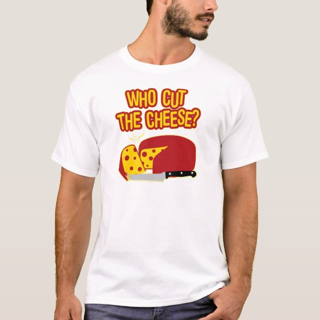 Camiseta ¿Quién Cortó El Queso? (Anverso)