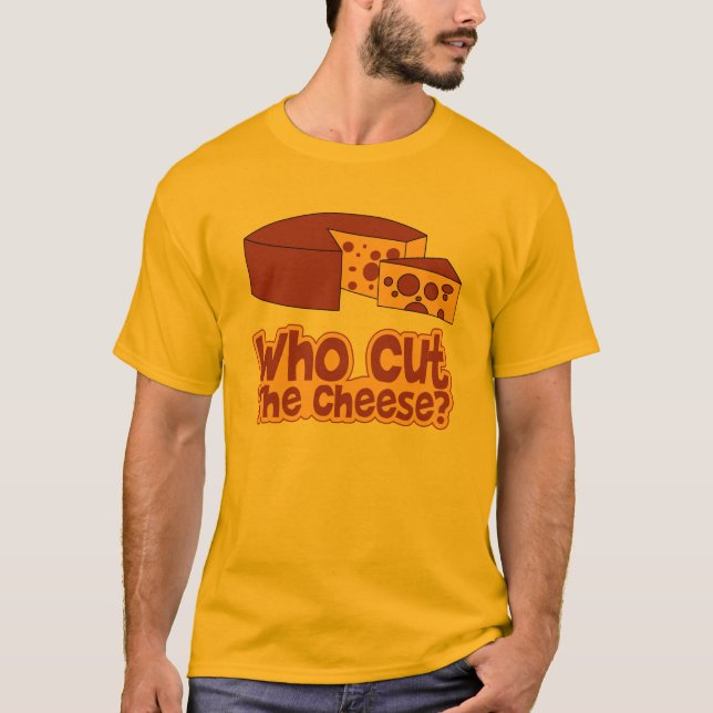 Camiseta Quién cortó el queso (Anverso)