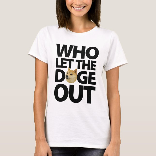 Camiseta Quién dejó al dux hacia fuera [el negro] (Anverso)