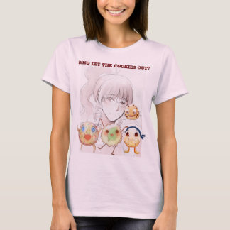 Camiseta ¿Quién dejó las galletas hacia fuera?