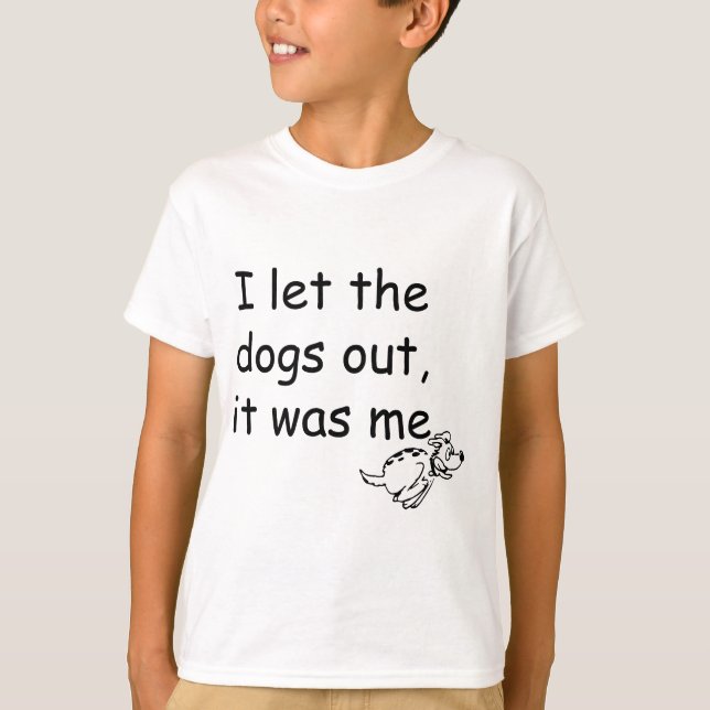 Camiseta Quién dejó los perros hacia fuera (Anverso)
