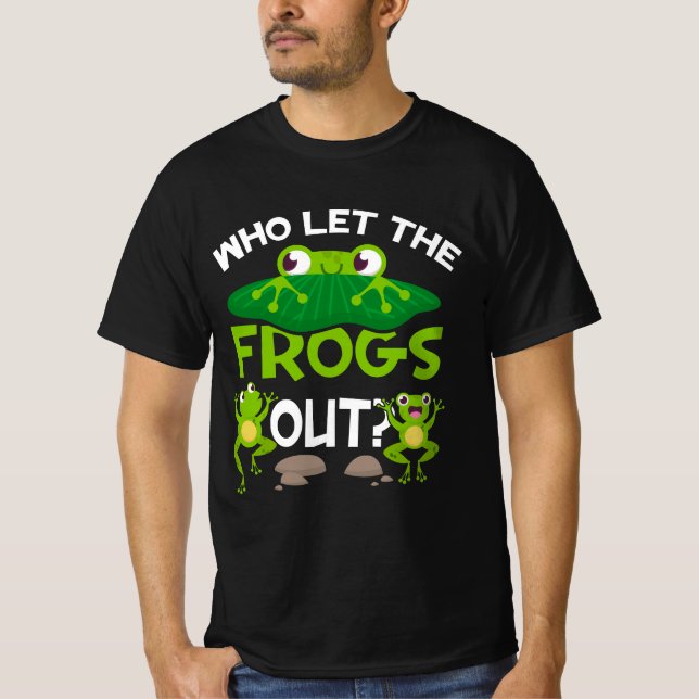 Camiseta Quién Dejó Que Las Ranas Sacaran A Los Amantes De  (Anverso)