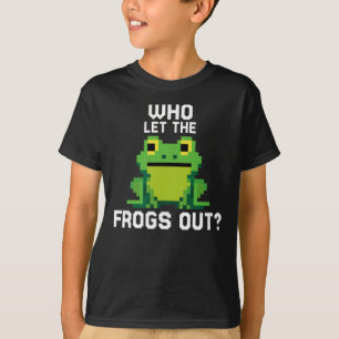 Camiseta Quién Dejó Que Las Ranas Salieran, Atrapando A La