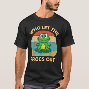 Camiseta Quién Dejó Que Las Ranas Salieran De La Cría De Ra