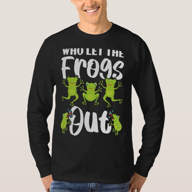 Camiseta Quien Dejó Que Las Ranas Salieran De La Frogga De  (Anverso)