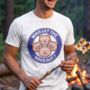 Camiseta ¿Quién Dejó que los Cerdos Salieran