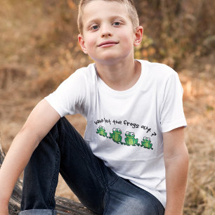 Camiseta ¿Quién Dejó Que Salieran Las Ranas?