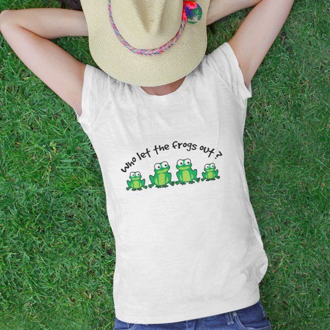 Camiseta ¿Quién Dejó Salir a las Ranas? (Subido por el creador)