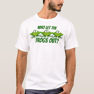 Camiseta ¿Quién dejó salir a las ranas?