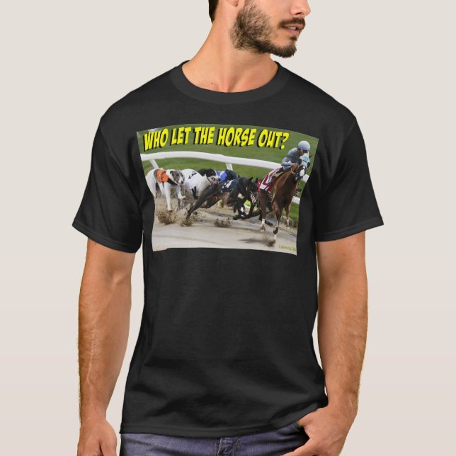 Camiseta Quién dejó salir al caballo (Anverso)