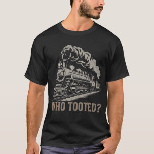 Camiseta Quién engordó - Divertidos amantes de los trenes y
