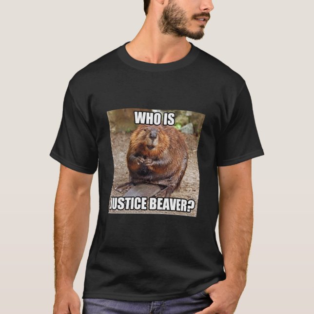 Camiseta ¿Quién es castor de la justicia? (Anverso)