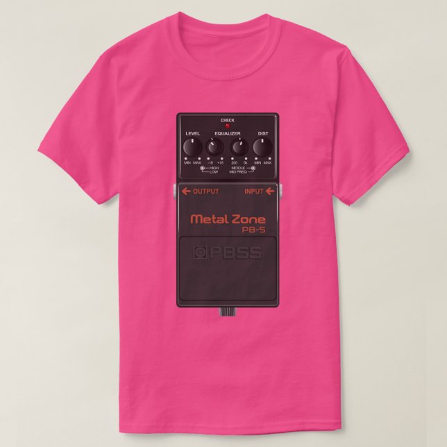 Camiseta ¿Quién es el jefe de la zona Metalizado? (Diseño del anverso)