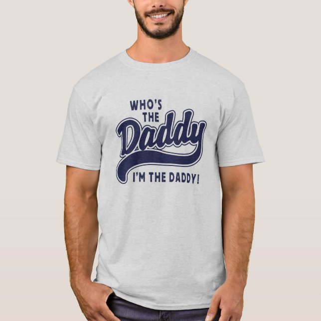 Camiseta Quién es el papá (Anverso)