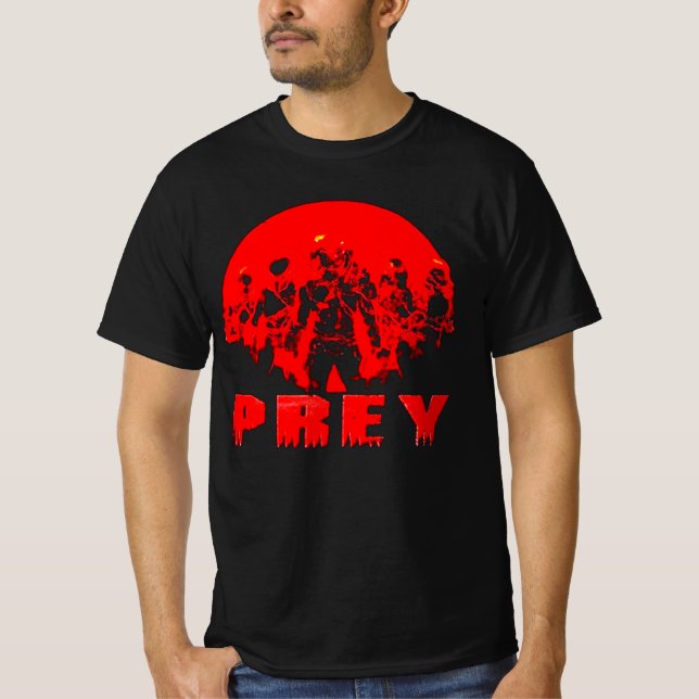 Camiseta ¿Quién es el Prey? (Anverso)