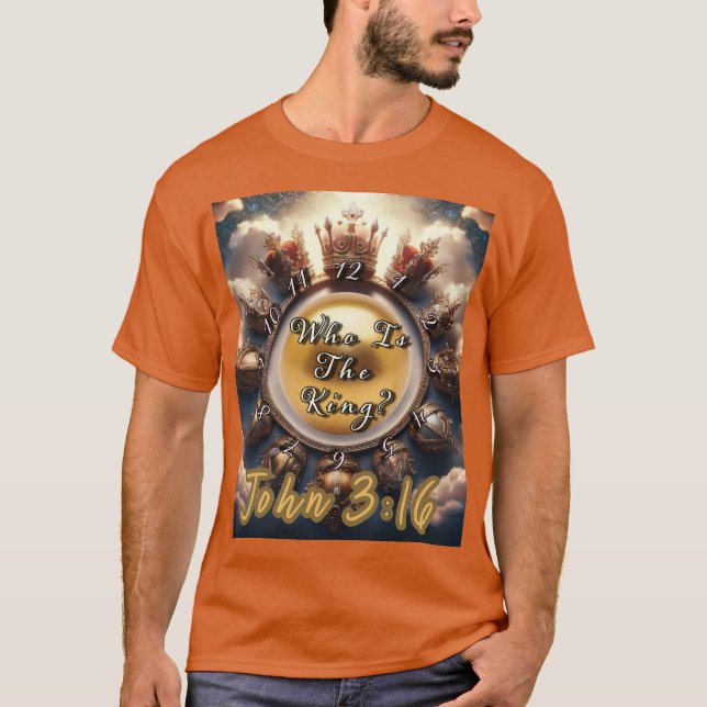 Camiseta Quién es el REY las 24 horas (Anverso)