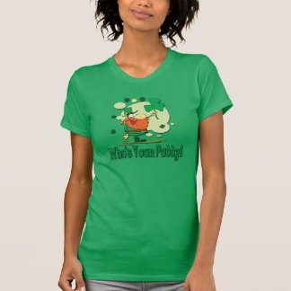 Camiseta Quién es su Leprechaun divertido del arroz