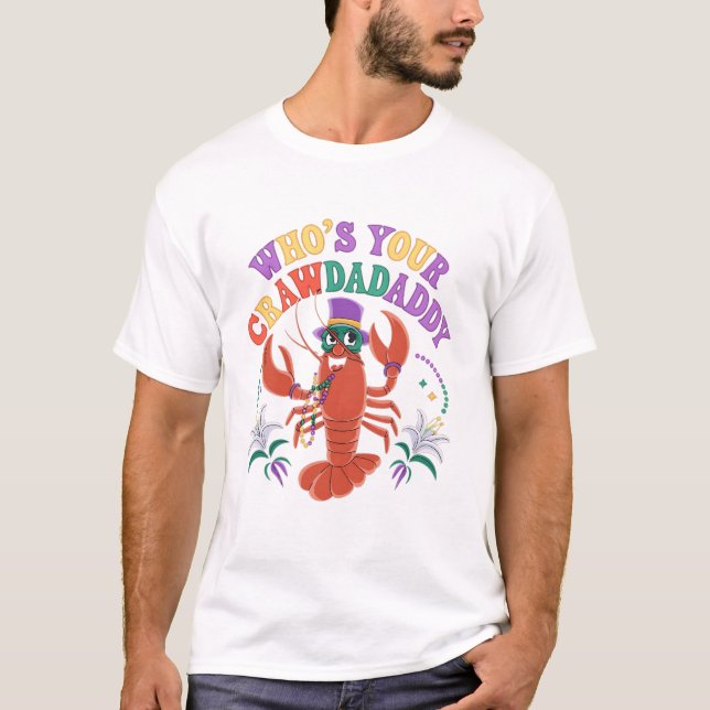 Camiseta ¿Quién es tu cachorro de cazador de peces cabrones (Anverso)