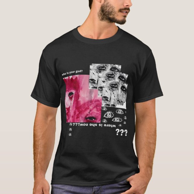 Camiseta ¿Quién es tu Dios (Anverso)