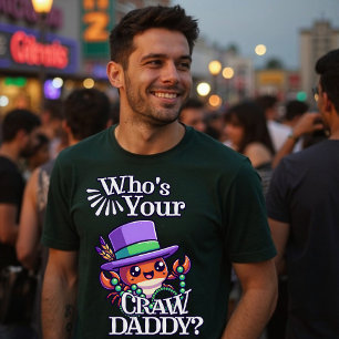 Camiseta ¿Quién es tu papaíta Funny Mardi Gras Fat Martes?