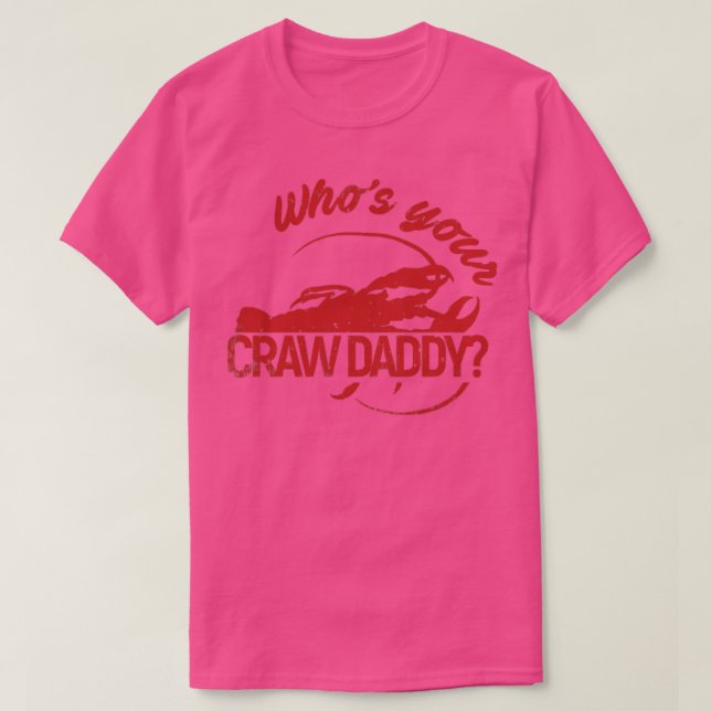 Camiseta Quién es tu papi crudo (Diseño del anverso)