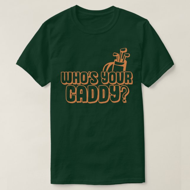 Camiseta ¿Quién es tu regalo para un golfista? (Diseño del anverso)