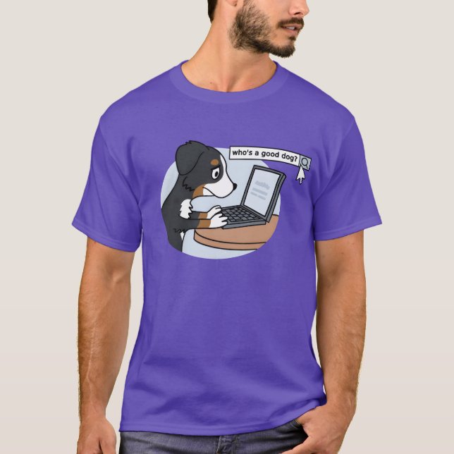 Camiseta ¿Quién es un buen perro? (Anverso)
