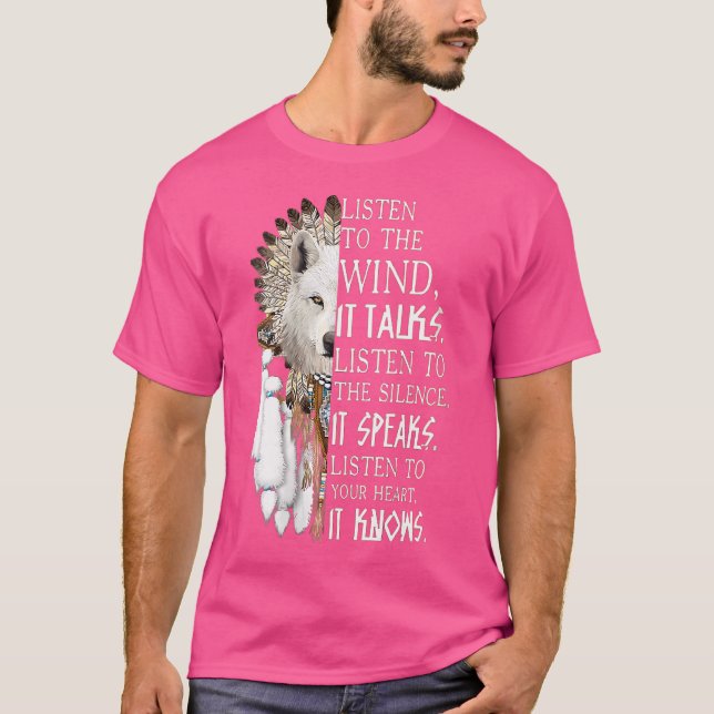 Camiseta ¿Quién Escucha El Viento Que Habla Escuchar Al Sil (Anverso)