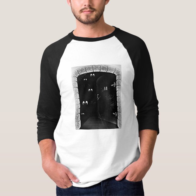 Camiseta ¿Quién está ahí? (Anverso)