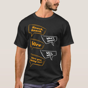 Camiseta ¿Quién está ahí? Me preguntas Chistes Knock Knock
