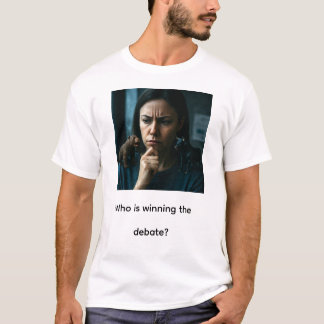 Camiseta ¿Quién está ganando el debate?