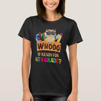 Camiseta Quién Está Listo Para El Búho De 4to Grado De Regr