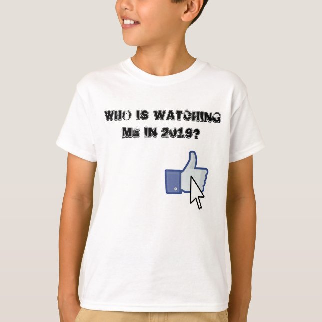 Camiseta Quién está observando en (año) (Anverso)