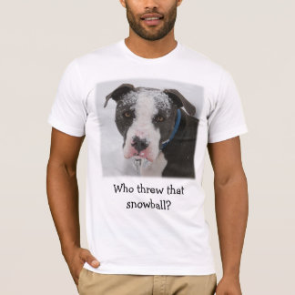 Camiseta ¿Quién lanzó esa bola de nieve? - Modificado para
