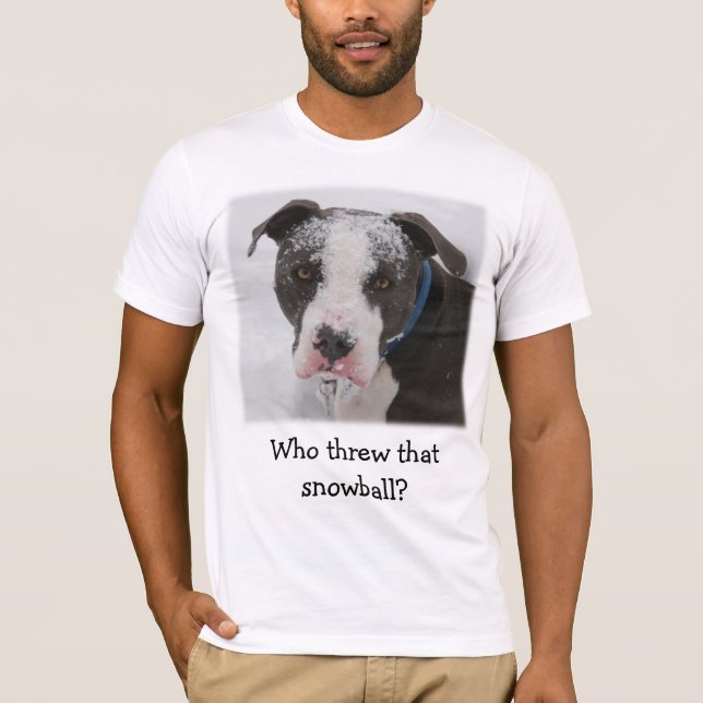 Camiseta ¿Quién lanzó esa bola de nieve? - Modificado para (Anverso)