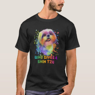 Camiseta ¿Quién le da un animal chiíta de perro tuzú a los