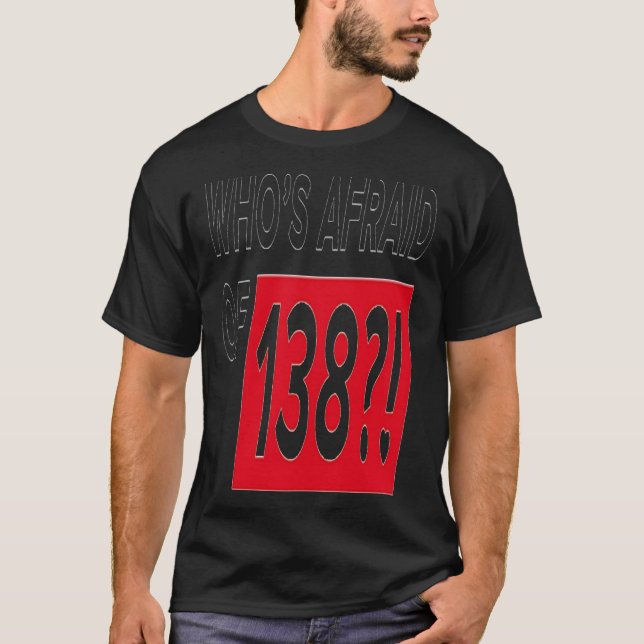 Camiseta ¿Quién le teme al 138? (Anverso)
