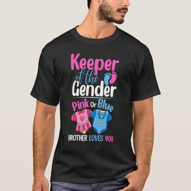 Camiseta Quien Mantiene El Género Rosa O Hermano Azul Te Am (Anverso)