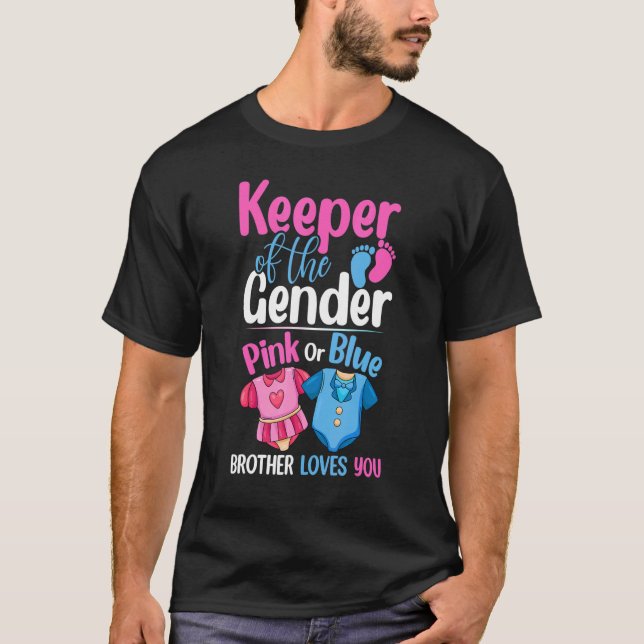 Camiseta Quien Mantiene El Género Rosa O Hermano Azul Te Am (Anverso)