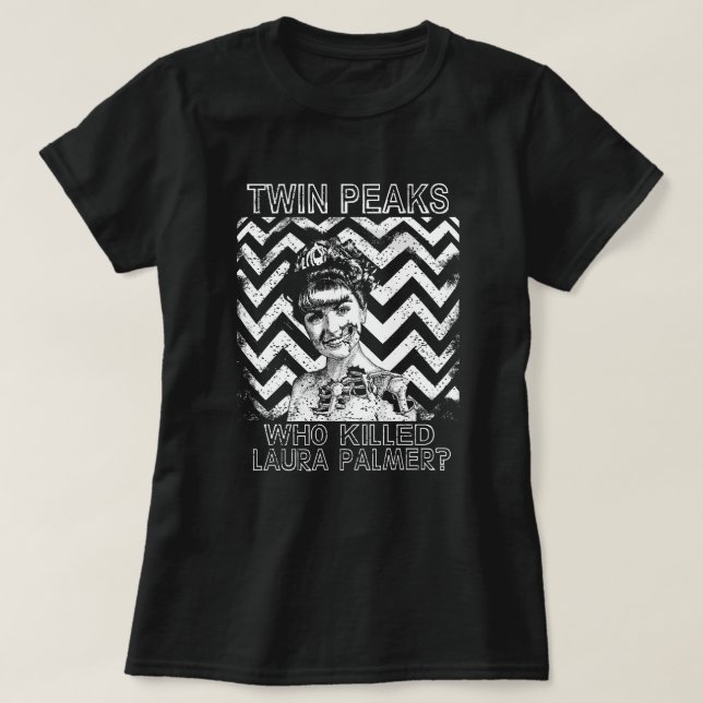 Camiseta ¿Quién mató a Laura Palmer? (Diseño del anverso)