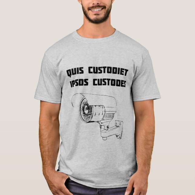 Camiseta ¿Quién mira a los vigilantes? (Anverso)