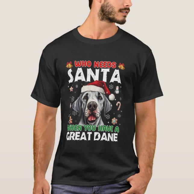 Camiseta Quién Necesita a Santa cuando tienes un gran amor  (Anverso)