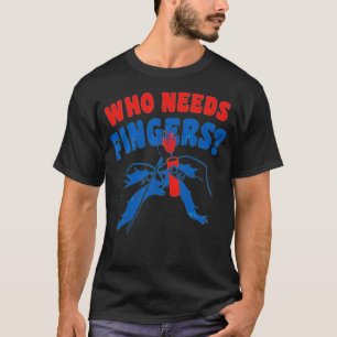 Camiseta Quién Necesita Dedos