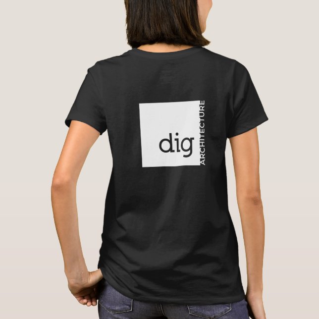 Camiseta Quién no cava ARQUITECTURA (Reverso)