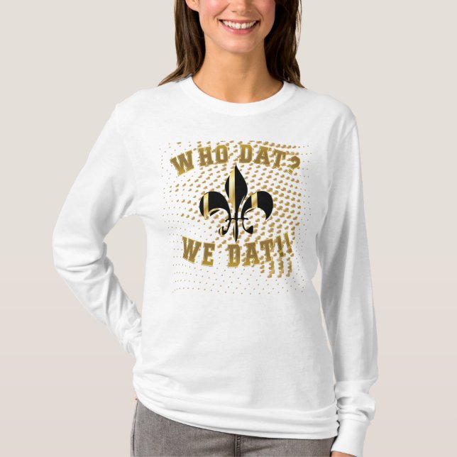 Camiseta ¿Quién?/nosotros dat/fleur de Lis (Anverso)