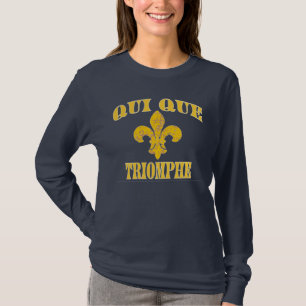 Camiseta ¿Quién sabe el triunfo de Cajun francés?